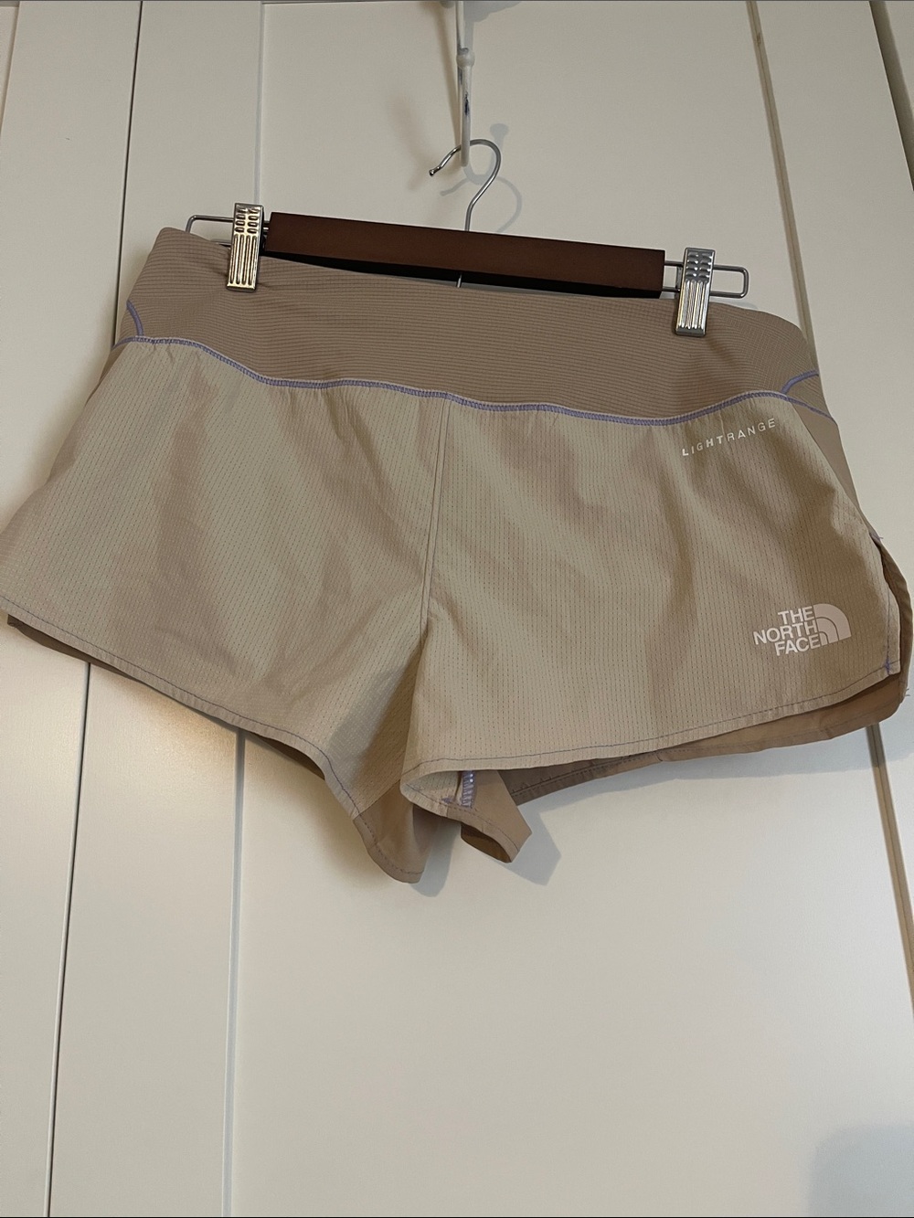 The North Face Women's Light Tan Lightrange Running Shorts